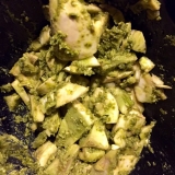 Fyldt svinemørbrad med champignon og grøn pesto 1