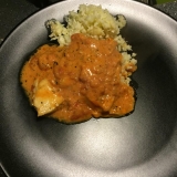 Ovnbagt kylling i cremet tomatsauce 2