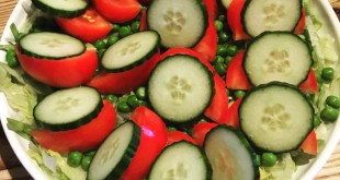 hurtig og lækker agurk og tomat salat