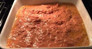 Ovnbagt kylling i cremet tomatsauce