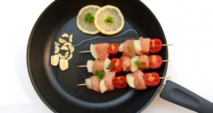 grillspyd på panden