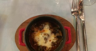 Champignonsuppe med ost